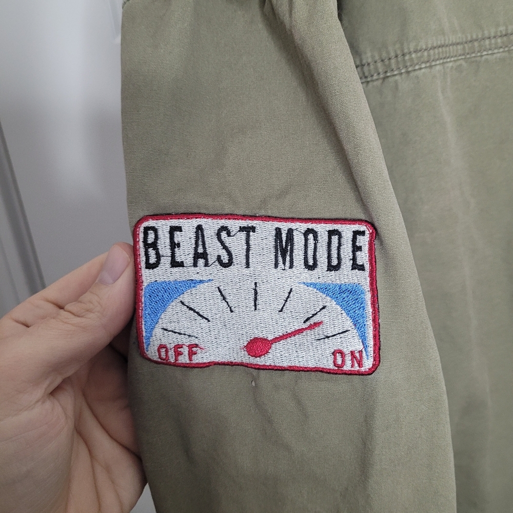 Idyllwind Miranda Lambert Military Green Patch Utility Jacket. Size XL - Picture 7 of 12